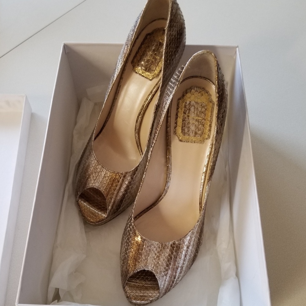 Dior Escarpin peep toe stilettos